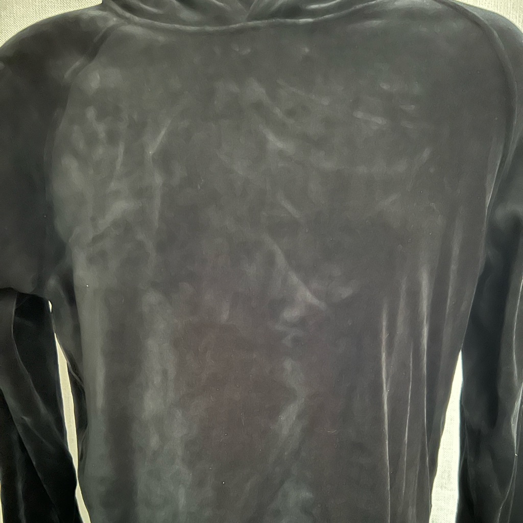 Men’s “Armani Collezioni” Black Velvet Hoodie